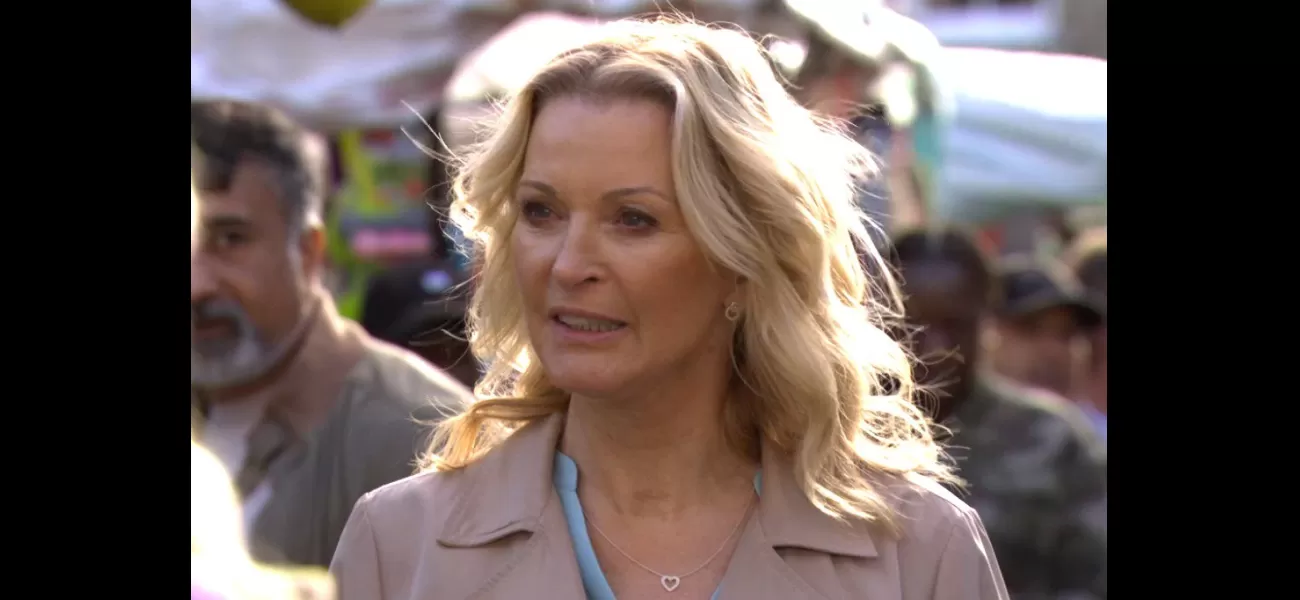 Kathy Beale gets rewarded with a comical surprise for smacking Cindy on EastEnders.