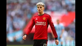 Possible paraphrase: Manchester United player could miss beginning of new season due to upcoming Olympics decision.