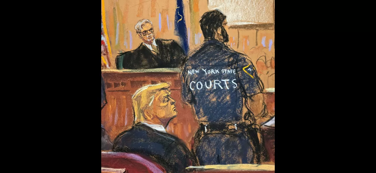 Trump was convicted of 34 crimes in the courtroom.