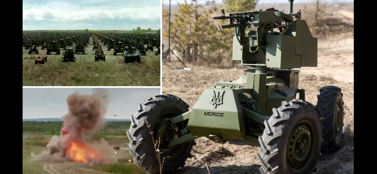 Robots to assist in battle against Putin's forces alongside human soldiers.