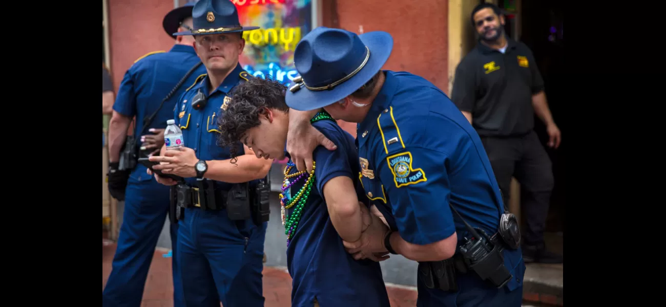 Louisiana's new law prohibits standing too close to police.