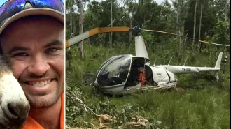Australian TV star's death in helicopter crash remains a mystery.