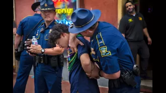 Louisiana's new law prohibits standing too close to police.