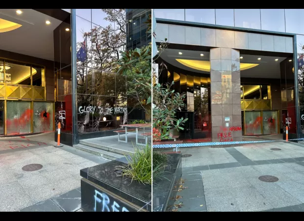 Pro-Palestine protesters damage MPs' offices, US Consulate.