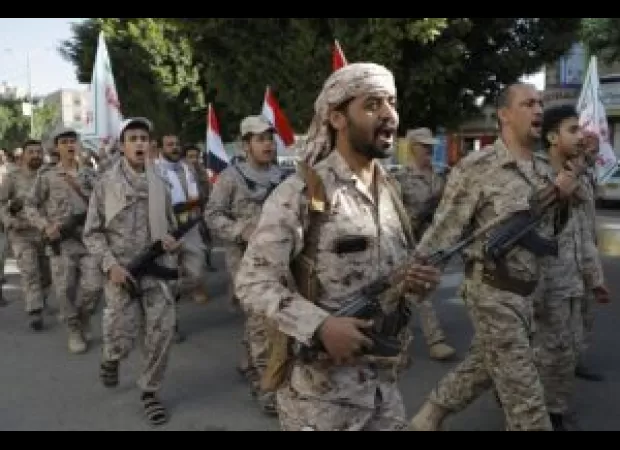 US and UK forces launch airstrikes against Houthi rebels in Yemen following increase in attacks on ships.