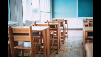 A six-year-old girl in Japan is the only first-grader at her school after the shutdown due to a lack of children.
