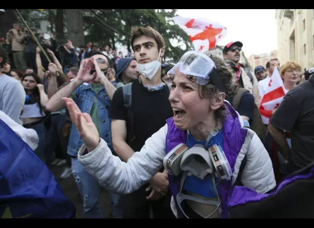 Georgia's parliament leader approves controversial law on outside influence