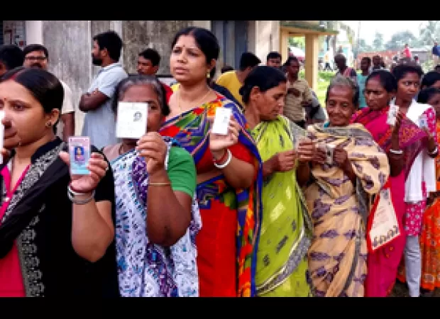 Voting being redone in two locations in West Bengal.