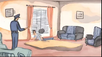 A thief in Lucknow broke into a home, fell asleep in the air conditioning, and was awoken by the police.