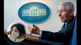 Dr. Fauci speaks about COVID-19 guidelines during his testimony.