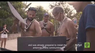 A previously isolated tribe has been introduced to the internet, and the results have been interesting.