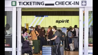 A fight occurred at Spirit Airlines ticket counter between workers and a passenger.