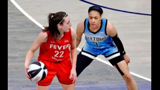 Chennedy Clark of Sky questions Caitlin Clark's skills and defends WNBA ruling of foul as a flagrant-1 violation.