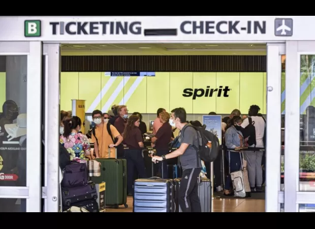 A fight occurred at Spirit Airlines ticket counter between workers and a passenger.