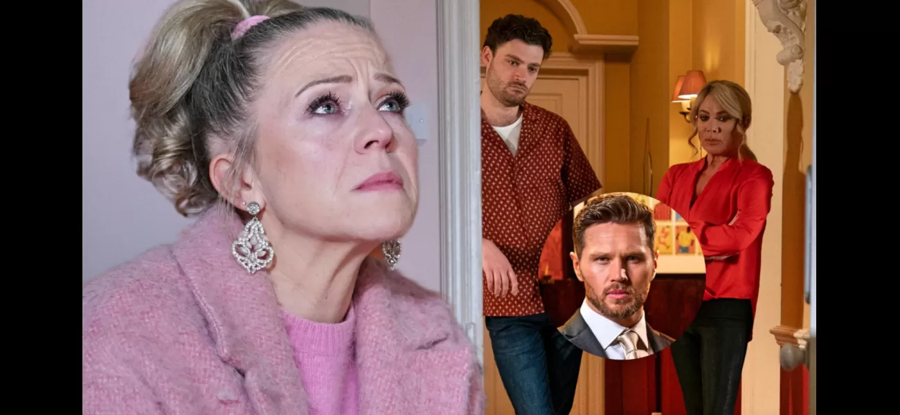 In EastEnders, drunken Linda Carter makes a shocking funeral outburst about deceased Keanu Taylor.