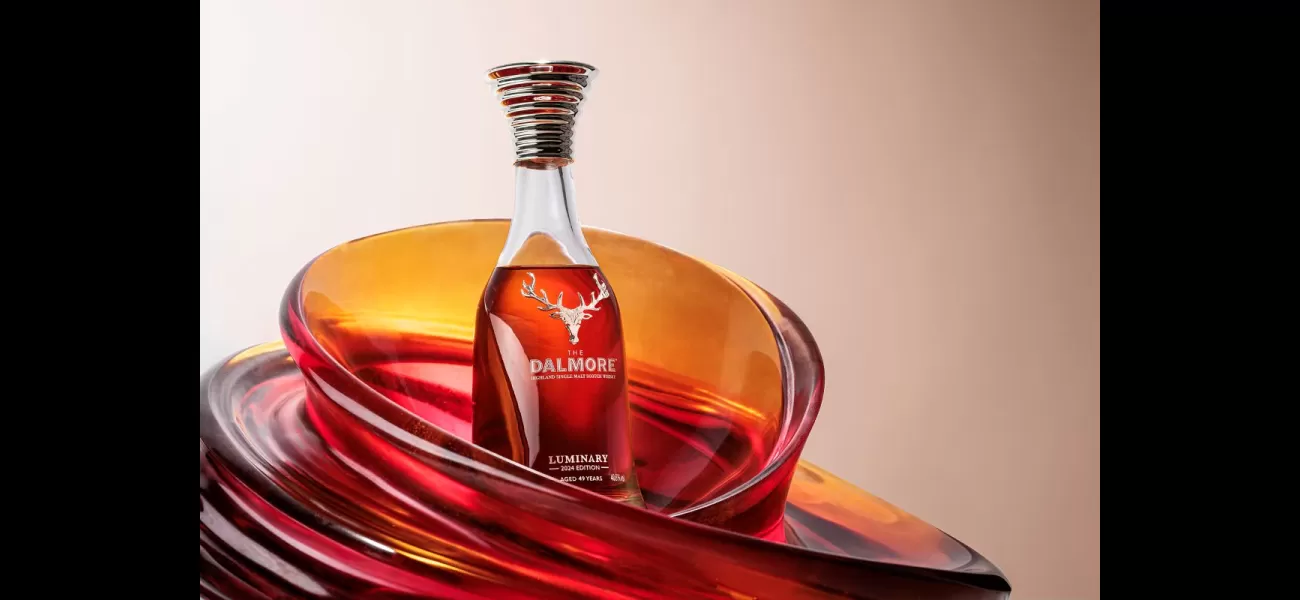 Rare whisky, The Dalmore Luminary, was sold for a staggering £95,000 at an auction.