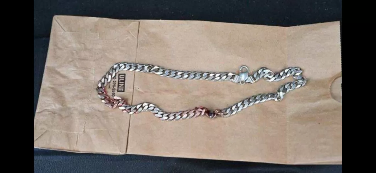 A man's necklace miraculously protects him from a bullet.