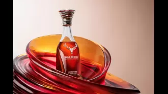 Rare whisky, The Dalmore Luminary, was sold for a staggering £95,000 at an auction.