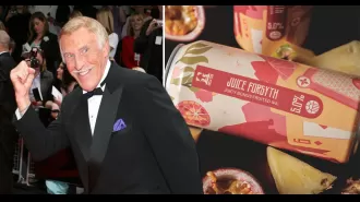 Beer company recalls beverage due to potential for exploding cans, inspired by famous TV personality Bruce Forsyth.