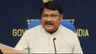 BJP's Jual Oram is ahead with a lead of 77,749 votes in the Sundargarh Lok Sabha seat in Odisha.