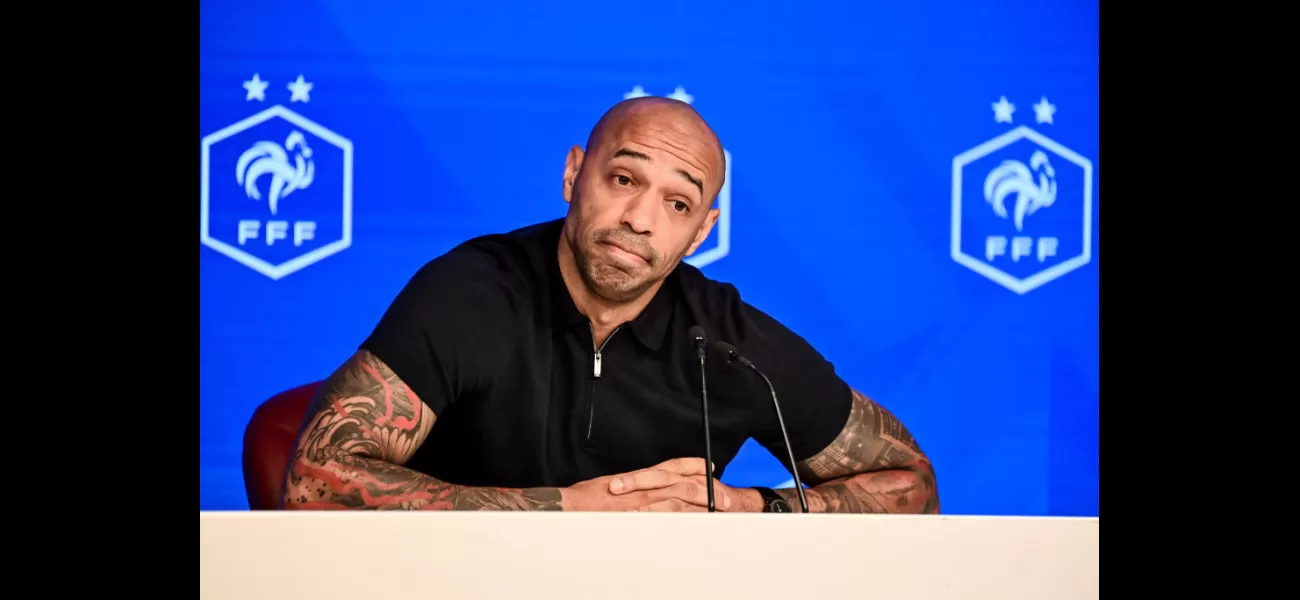 A former Arsenal player is surprised by being selected for the French Olympic team by Thierry Henry.