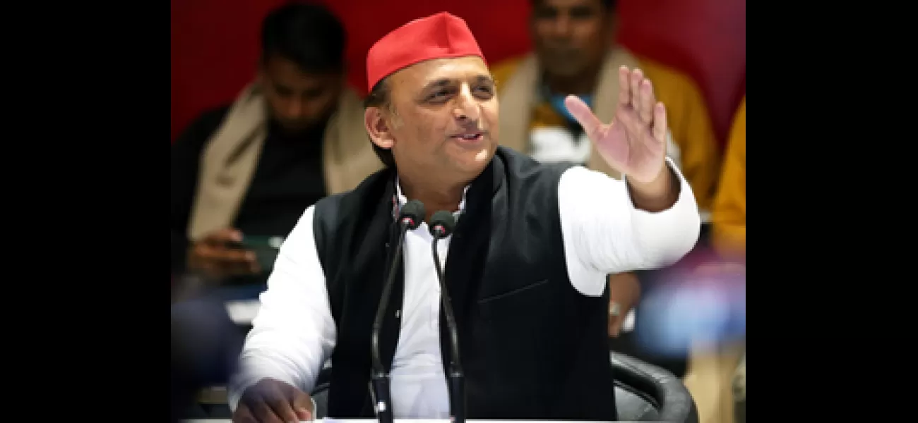 Akhilesh Yadav's political party, SP, has made gains against BJP in Uttar Pradesh.