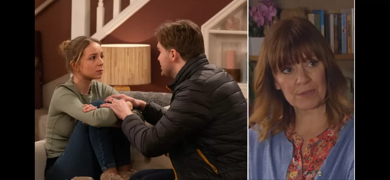 On Emmerdale, Tom shocks Rhona by revealing a major secret about Belle, causing her anger.