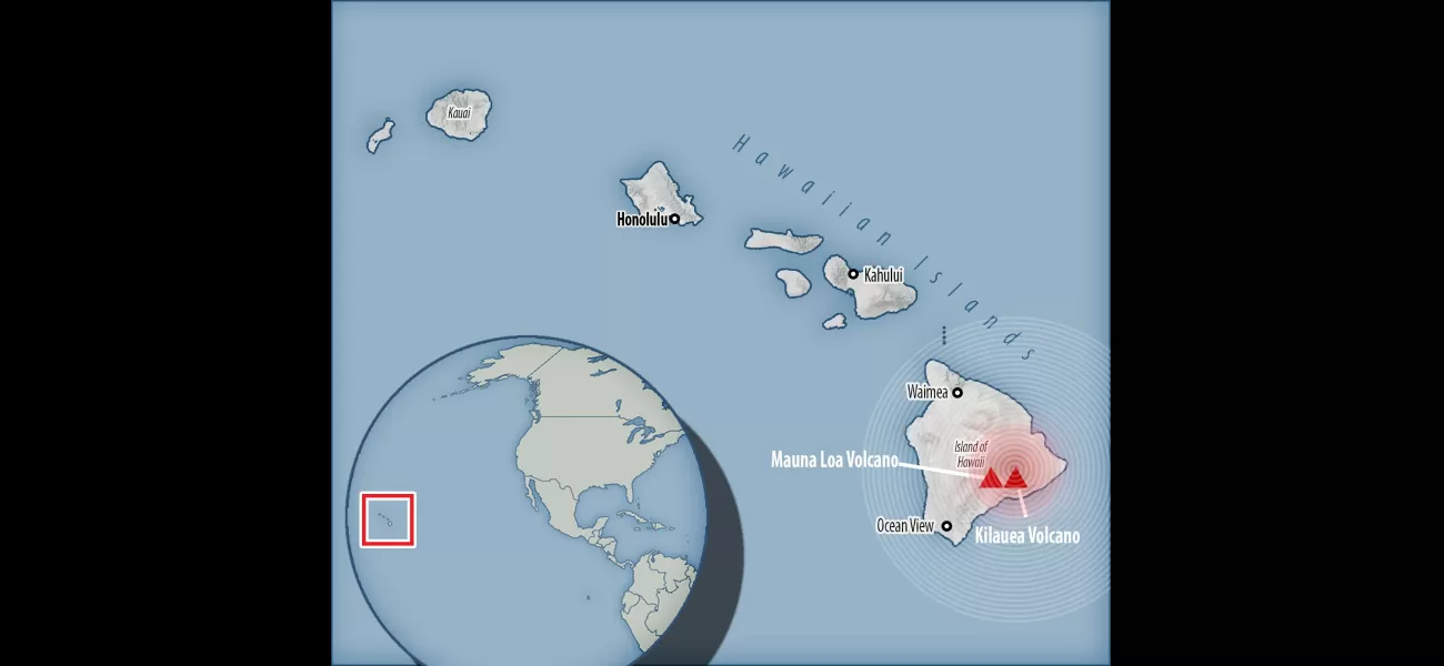 New map depicts Hawaiian volcanoes amid current eruption, the first in over four decades.