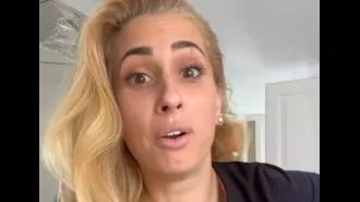 Stacey Solomon accidentally injured herself at home, resulting in a black eye.