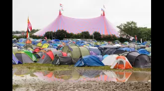 Expect more rain at Glastonbury Festival this year according to weather forecast.