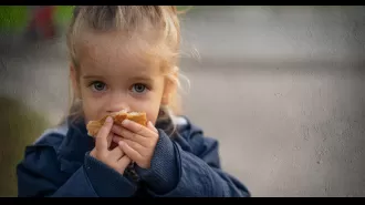 Many young students are attending school with empty stomachs, which is a concern.