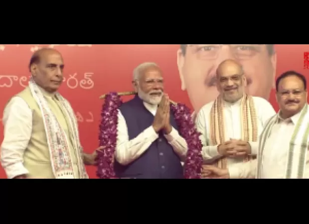 The BJP-led NDA is likely to win majority, while the opposition INDIA bloc has made significant progress.