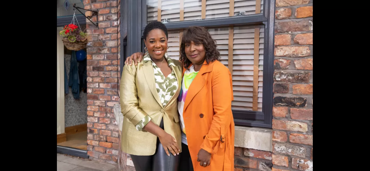 Coronation Street actress Channique Sterling-Brown shows appreciation for her co-star Lorna Laidlaw (Aggie Bailey) with a message of love.