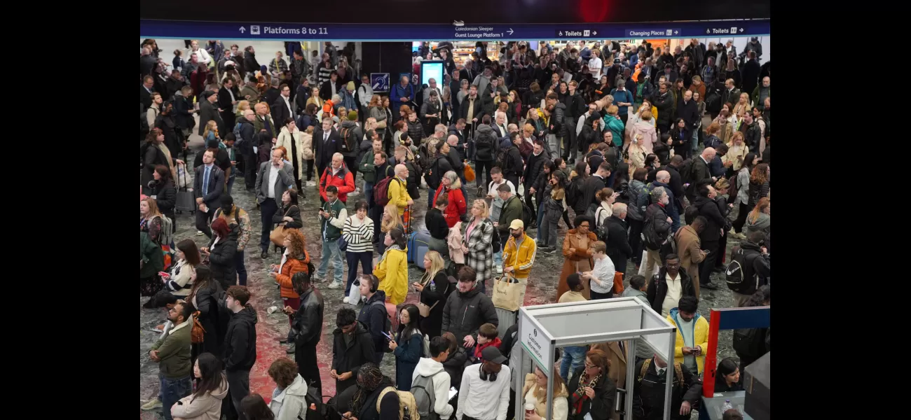 There is an incident causing the cancellation of trains at a major London station.