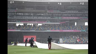 Scotland nearly topples England in World Cup T20, but rain prevents upset.
