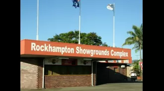 A young child was killed after being struck by a vehicle at a showgrounds in Queensland.