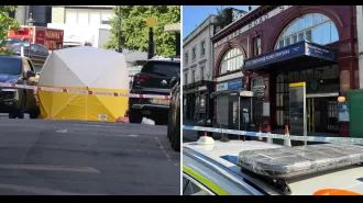 A man was fatally stabbed during a fight in the heart of London.