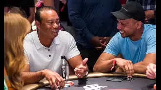 Tiger Woods' appearance at a Las Vegas charity event raises concerns.