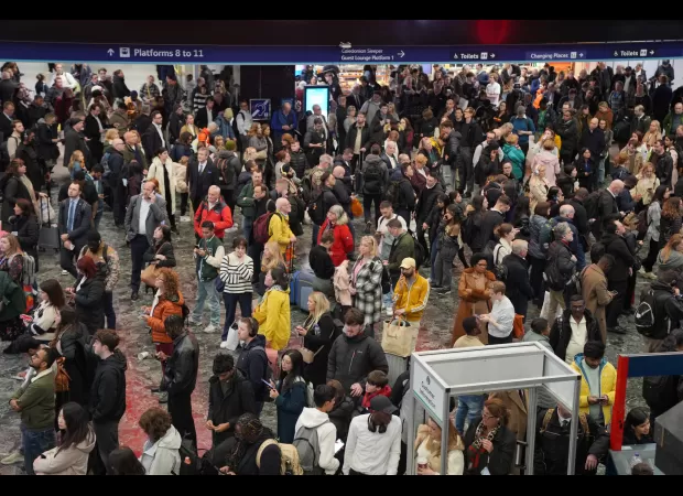 There is an incident causing the cancellation of trains at a major London station.