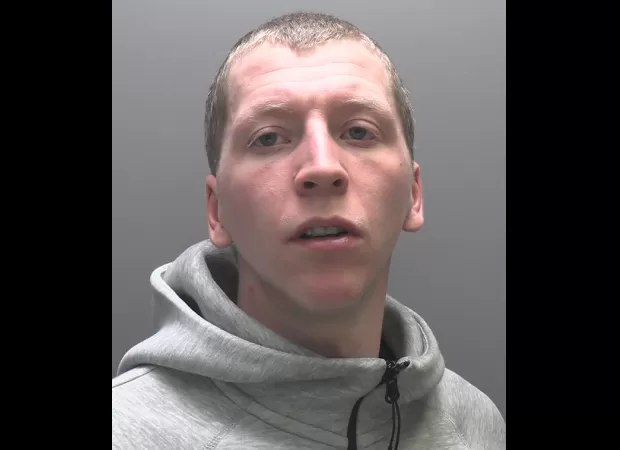 A thief was knocked off an e-bike after stealing 24 phones in just one hour.