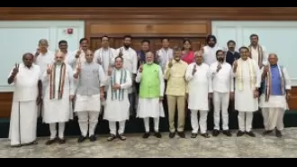 Modi chosen as NDA leader, set to establish government with unanimous decision.