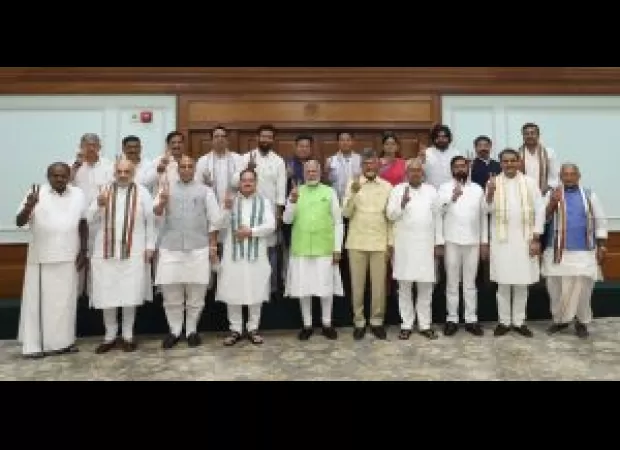 Modi chosen as NDA leader, set to establish government with unanimous decision.