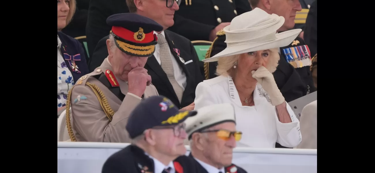 Queen touched by D-Day vet's stories, sheds a tear.