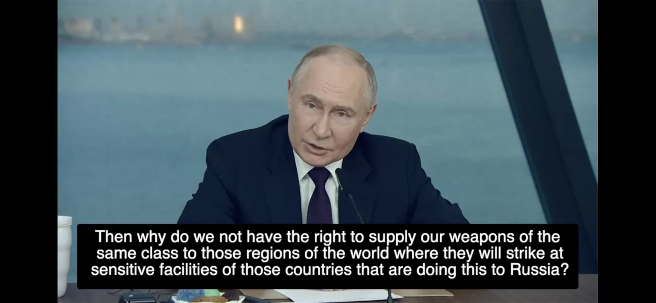 Putin is angry and promises to get back at the UK for their role in the Ukraine war.