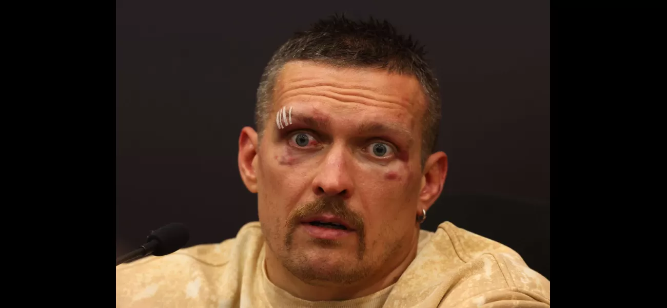 Boxer Oleksandr Usyk reveals toughest opponent he's faced, disregarding top heavyweights Joshua and Fury.
