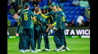 Australia defeats Oman by 39 runs in T20 World Cup with help from Warner and Stoinis.