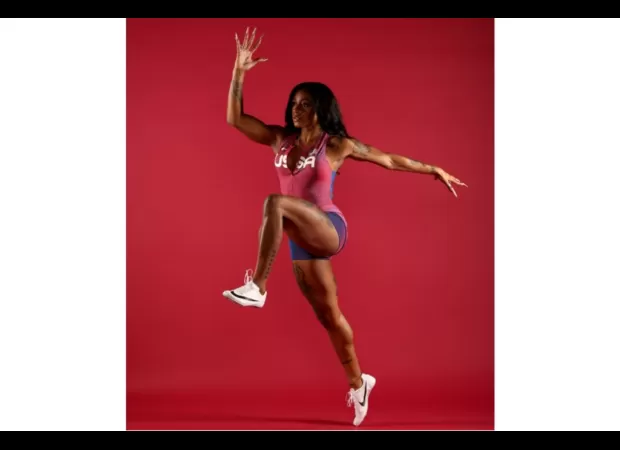 Sha'Carri Richardson is the new brand ambassador for Olay and will be representing them at the Paris Olympics.