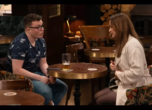 Gabby leaves Emmerdale following a tense confrontation with Vinny.