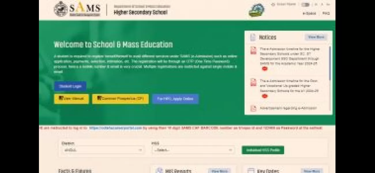The process of online admission for Class XI has started in Odisha.