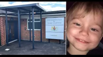 2-year-old boy died next to his father, autopsy shows.